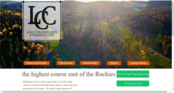 Desktop Screenshot of leadcountryclub.com