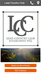 Mobile Screenshot of leadcountryclub.com